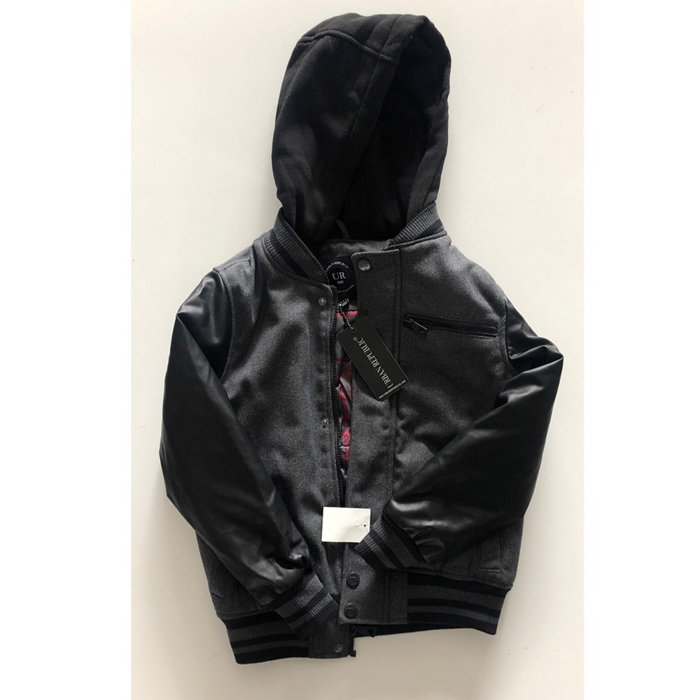 Boys leather jacket.